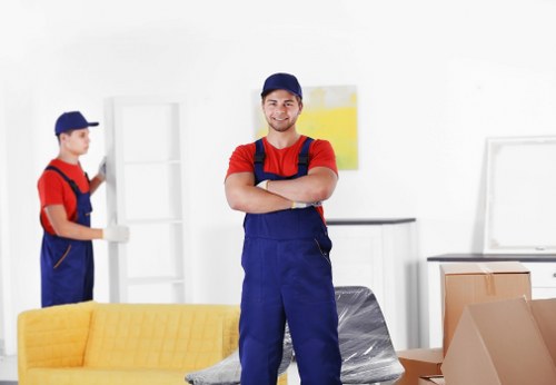 Professional removals team planning a move in Richmond upon Thames