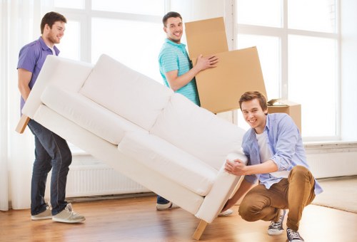 Low-carbon removals van transporting boxed items sustainably