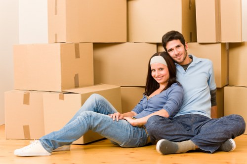 Local removal van helping with home relocation in Richmonduponthames