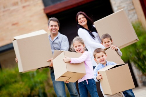 Protective packing materials used for safe apartment moving in Richmond upon Thames