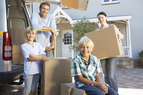 Customer booking a removals service with a checklist